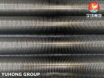 ASTM A312 TP304 HF Welding Fin Tubes With SS304 Fins Tubos Aletados