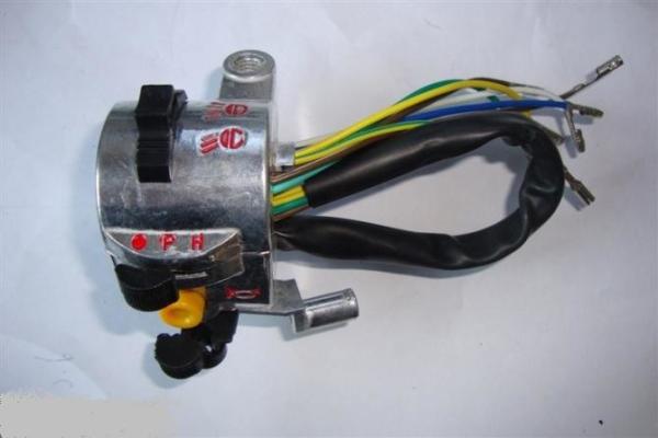 C50 Motorcycle Handlebar Light Switch , 22mm Scooter Motorcycle Toggle Switch