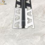 Stainless Steel Finish Tile Accessories Expansion Joint Profile Height 10mm