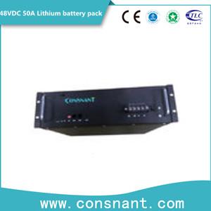 Wholesale Durable Large Capacity Lithium Iron Battery Pack 48VDC 50A 439 * 400 * 132 from china suppliers