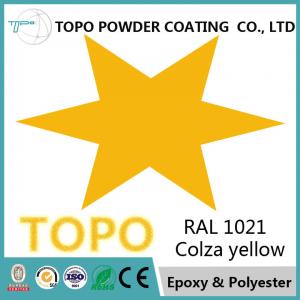 Wholesale Switchboards Epoxy Polyester Coating , RAL 1021 Colza Yellow Excellent Powder Coating from china suppliers