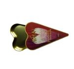 Romantic Style Heart Shaped Tin Box For Chocolate Candy Gift Packing