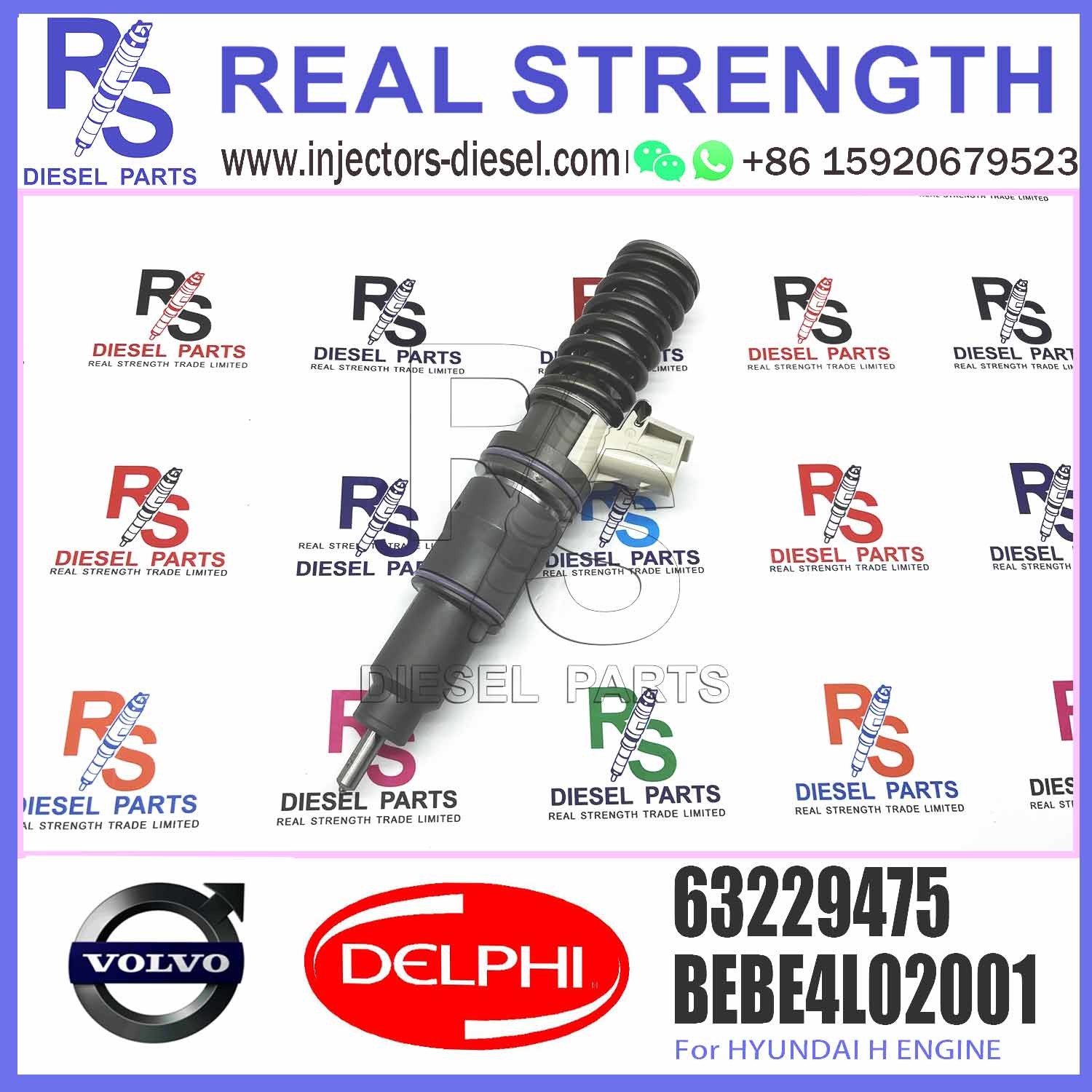High quality 4 pin Diesel nozzle pump injector 63229475 for diesel engine injection