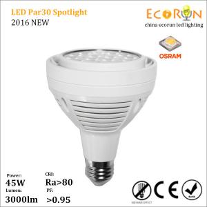 Wholesale osram e27 35w 40w 45w led par30 spotlight 220vot natural white with 3 years warranty from china suppliers