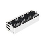 LPJ46441ADNL 10/100 Base-T Tab Down Yellow/Green LED 1x4 Port Ethernet RJ45