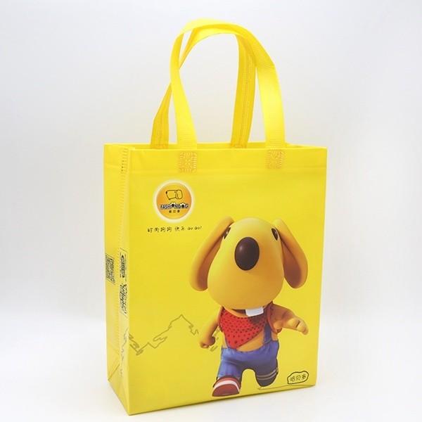 Popular recyclable custom printing grocery advertising gift shopping tote