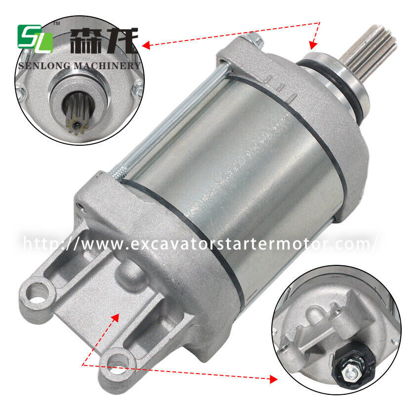 Starter GSXR600 750 11-19 Motorcycle 12V 9T CW 31100-14J10