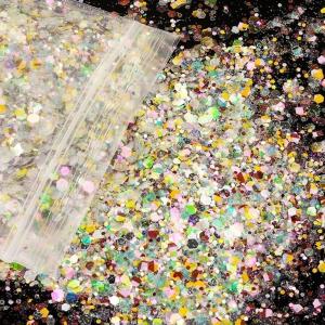 Wholesale Solvent Resistant Plastic Craft Glitter Chunky Spring Glitter for Resin Art Nail Body Face Eye Makeup Made in Europe from china suppliers