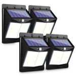 6000K 20 Leds PIR Outdoor Wireless Solar Wall Light For Pathway