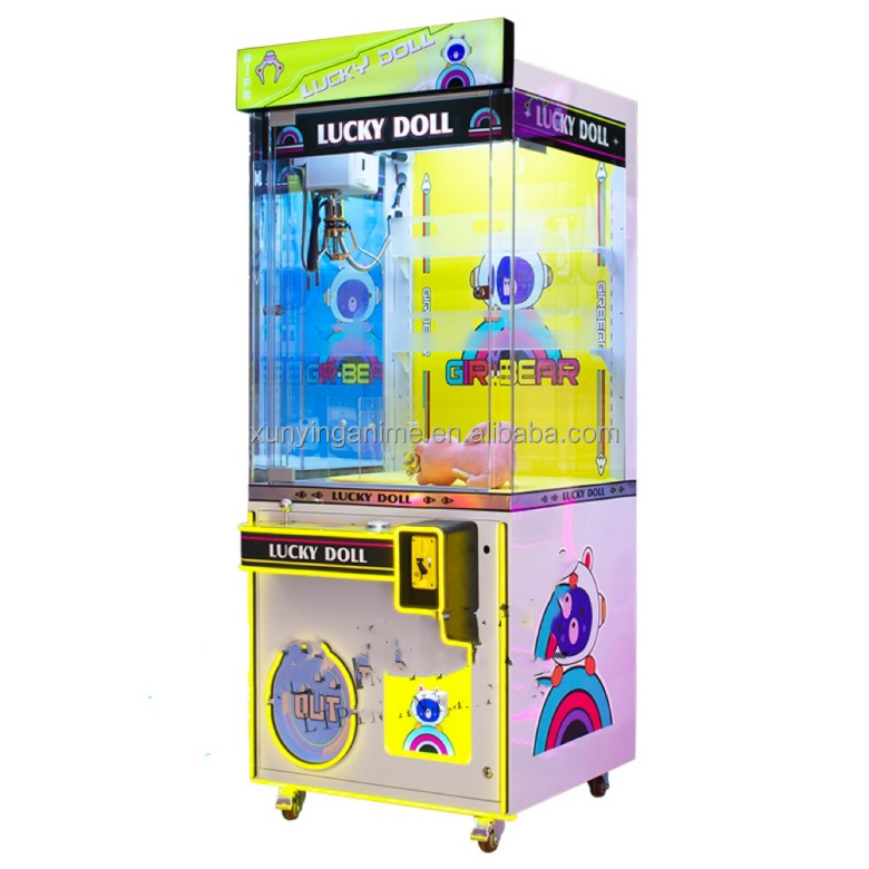 Personalized Amusement Park Toy Vending Arcade Claw Crane Machine for L79*W87*H185 CM