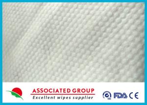 Wholesale Small Pearl Dot Spunlace Nonwoven Fabric , Nonwoven Roll Ultra Thick 30~120GSM from china suppliers