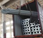 12m High 48mm Arm Diameter Q345 Hot Rolled Steel Galvanized Street Lighting Pole