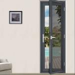 Aluminium Double Glass Swing Door Store Front Aluminium Double Hinged Doors