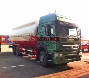 Wholesale 25m3 6x4 Cement Tanker Truck , Strong Carbon Steel Tank Cement Carrier Truck from china suppliers