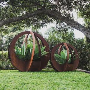 Wholesale Gnee Garden Large Corten Steel Planters Decorative Outdoor from china suppliers