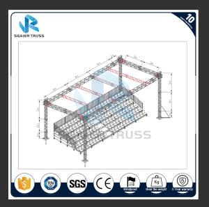 Wholesale Temporary 2 - 20 Rows Steel Grandstand Chair System For University Event from china suppliers