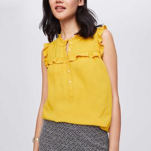 Wholesale Gold Sleeveless Latest Blouse For Women from china suppliers