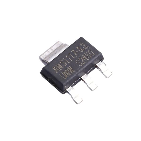 AMS1117-3.3 LDO Voltage Regulator with 3.3V Output 800mA Current in SOT-223-4 Package Linear Regulator