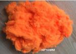 SGS Certified Polyester Staple Fiber More Than 100 Colors Well Stocked