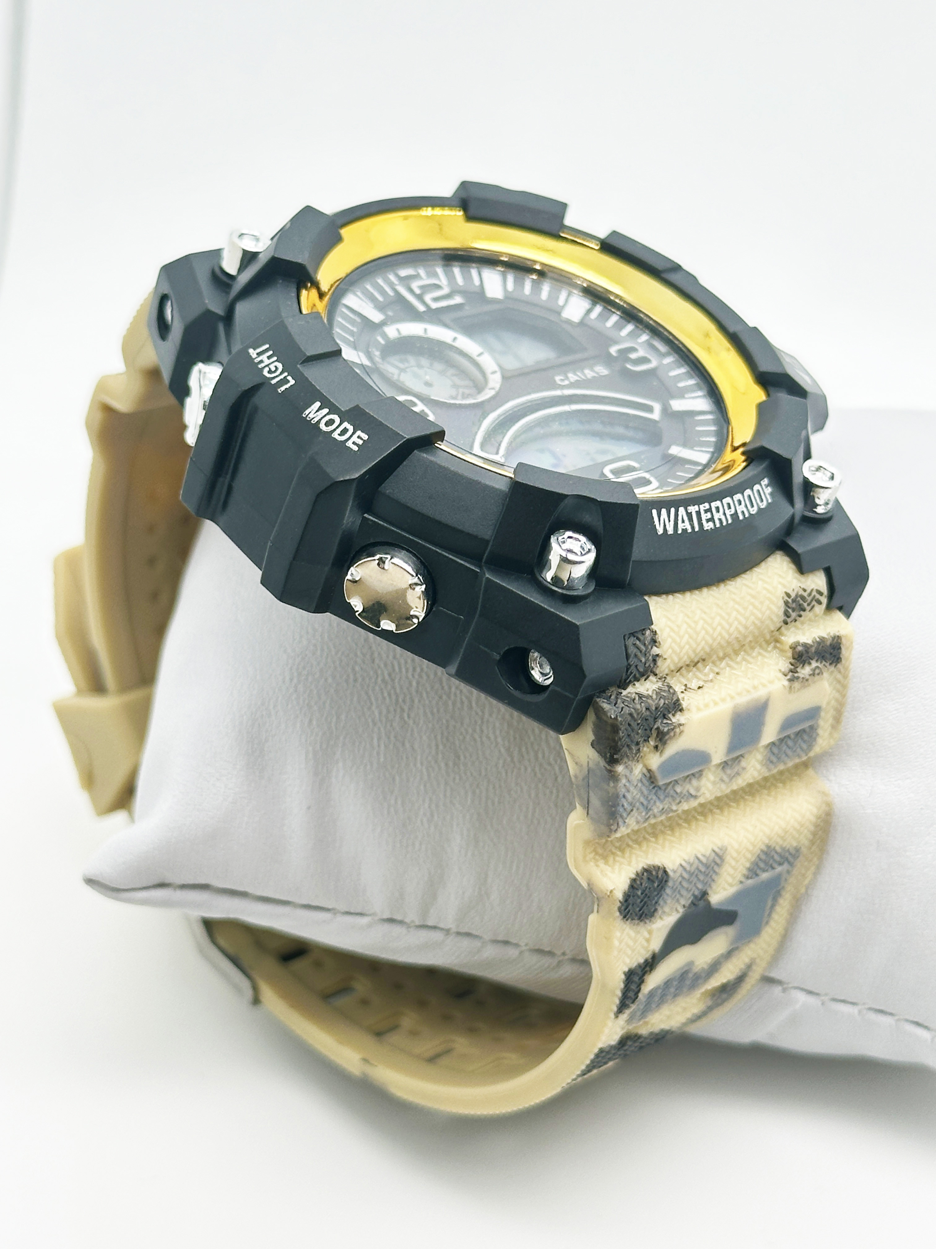 Quartz Silicon Band Watch 30m Waterproof Stylish Wrist Watches With Digital Display