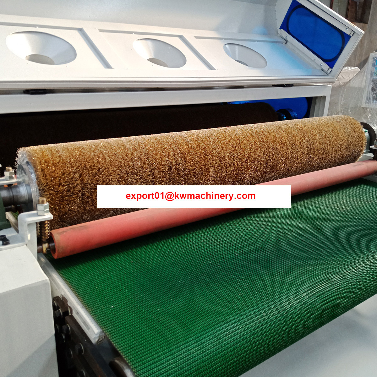 wood grain making machine with steel roller brush for woodworking