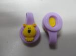 Mini Cute Dog Shape Charms Silicone Earphone Cable Holder Cable Winder Accept