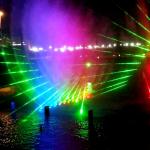 Colorful Dancing Water Musical Fountains Outdoor Signal Control