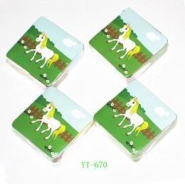 Wholesale Compressed Towel with Horse Design for Promotion (YT-670) from china suppliers