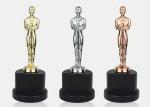figure Award Metal Cup Trophy Zinc Alloy Material With Black Crystal Base