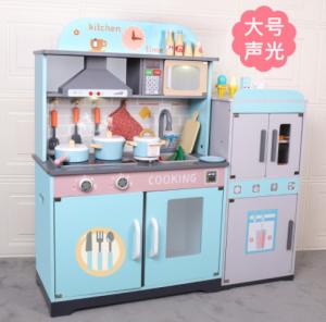 Wholesale Environmentally Safe Simulated Kitchen Wooden Toy Set Girl Cooking Utensils from china suppliers