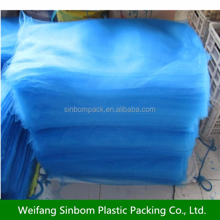 50kg Load Capacity Green HDPE Mesh Bag for Vegetables and Fruits Durable Material