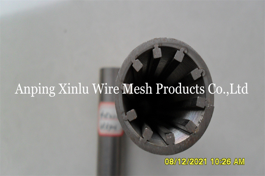 Diameter 36mm Wedge Wire Screen Pipe Perfect Round Well Screen Tube