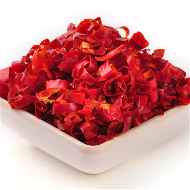 8% Moisture Chilli Ring Cut Strong Pungent Chilli Flavor High Polished 0.5 - 1.5cm