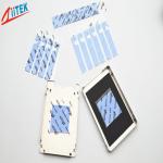 Blue soft Thermal Gap Filler 4.0 W/mK silicone gap pad -50 to 200℃ for LED