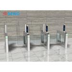 Stainless Steel Swing Barrier Turnstile 20-60people/minute Pedestrian Security