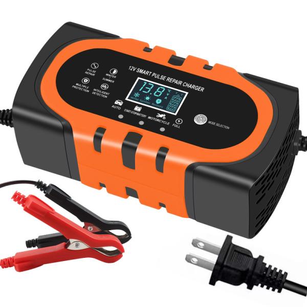 15W/10W/7.5W/5W Automatic Identification Digital LCD Display 9-Stage Lead Acid