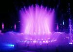 RGB Lighted Music Dancing Fountain For Large Park Decoration 1-100 Meters Height