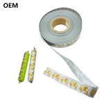 40mm Caliber Logo Flexography Printing Plastic Sausage Casings For Sausages