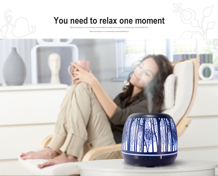 7 Color Light Iron 500ML Essential Oil Diffuser