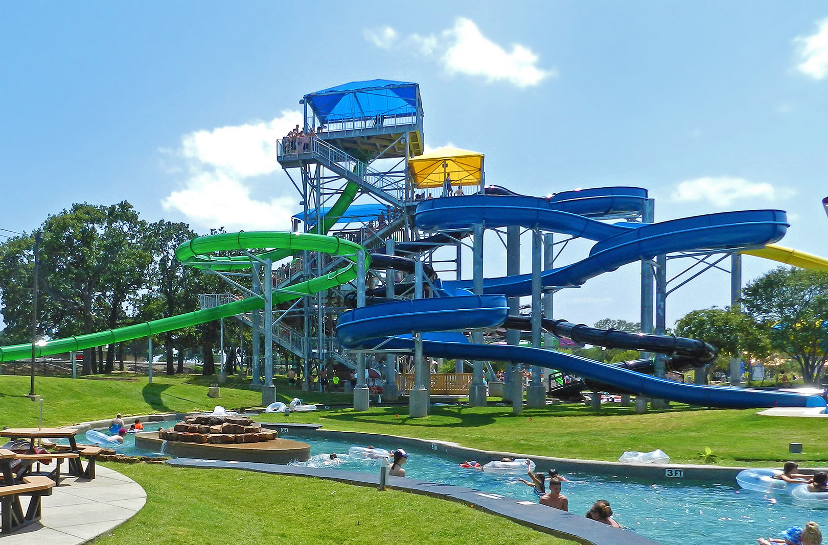 Carnival Amusements Rides Water Toy Park Aqua Kid Pool Slide Fiberglass for Sale