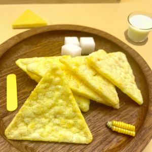 China Crispy Triangle Corn Cracker Chips Gluten Free Artisan Crafted on sale