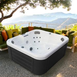 Wholesale Pearl White 4 Seats Whirlpool Spa Bathtubs Massage Hot Tubs Outdoor from china suppliers