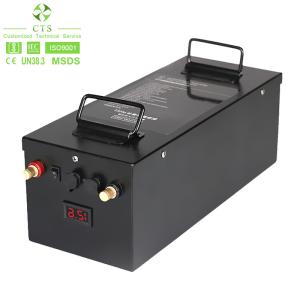 Wholesale CTS Lithium Lifepo4 Battery Pack 12v 24v 48v 100ah 200ah 300ah electric boat battery For RV AGVMarine from china suppliers