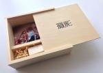 Wedding Memory Wooden Photo Album Box , Wedding Usb Presentation Boxes