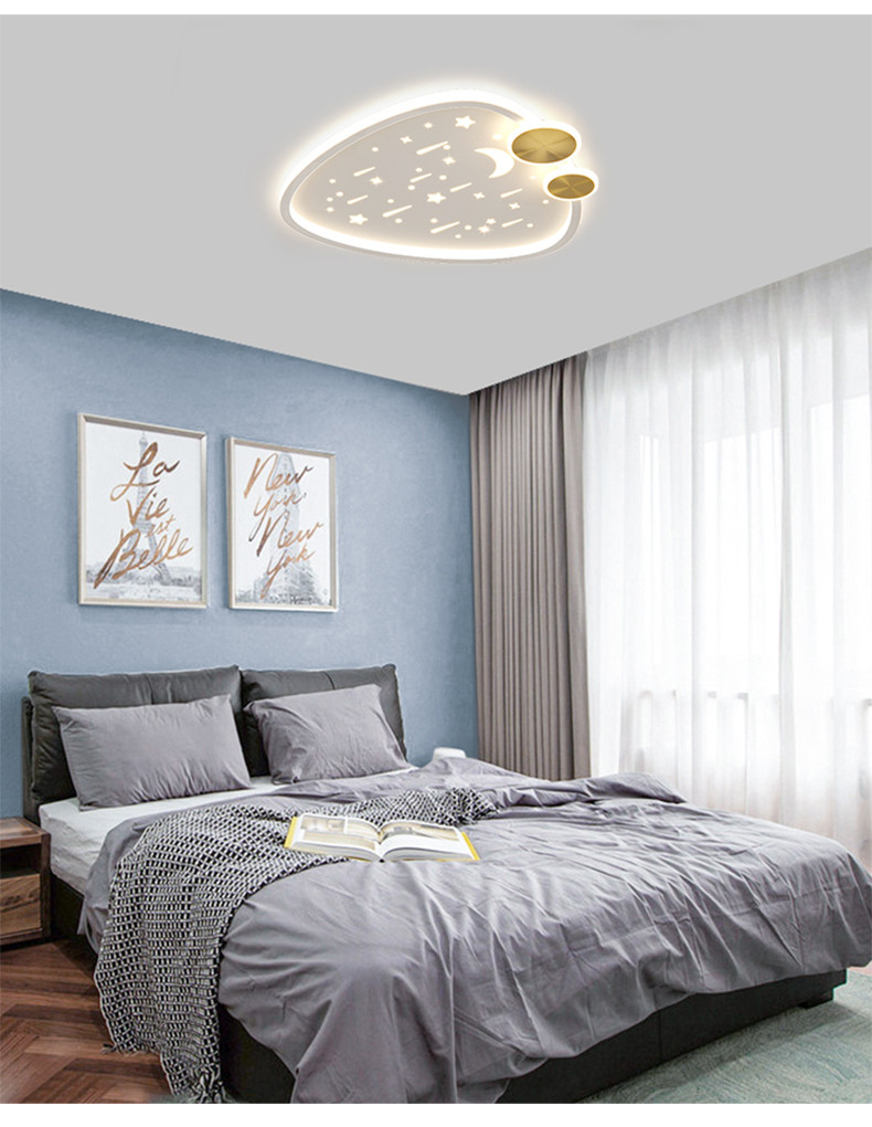 Nordic Luxury Recessed Ceiling Lights Bedroom Living Room Minimalist star ceiling light(WH-MA-260)