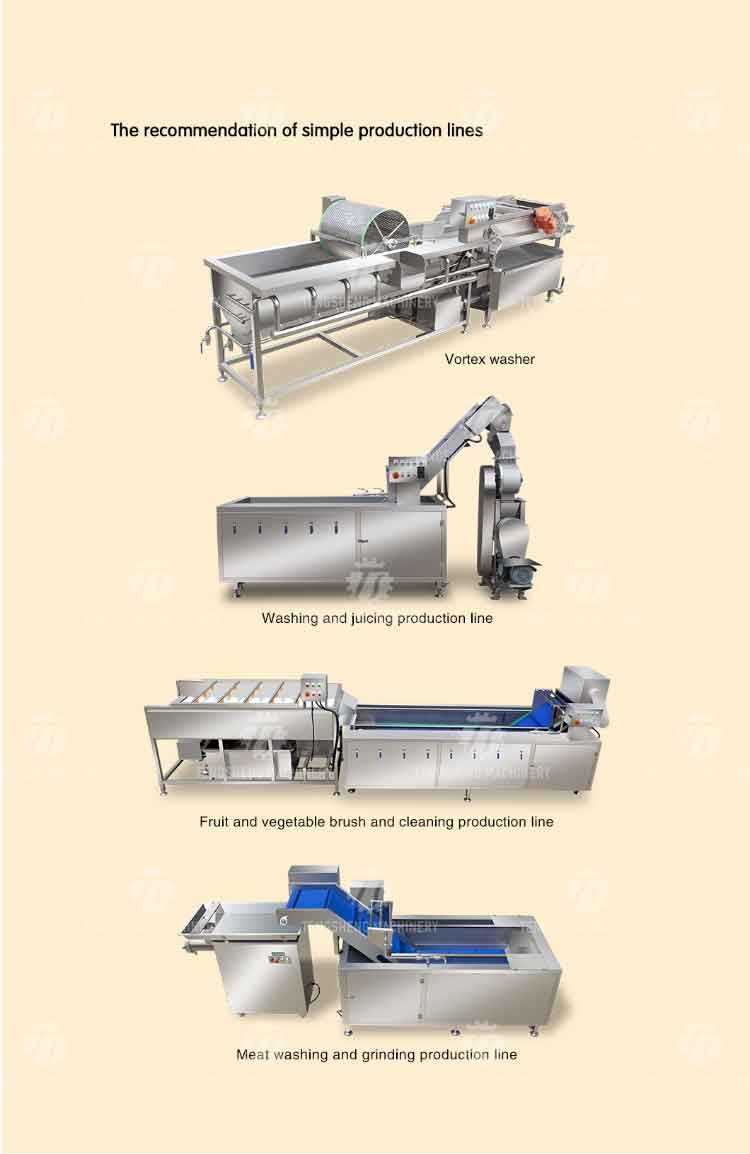 Automatic Stainless Steel Carrot Peeling Machine 0.1kw Food Processing Line