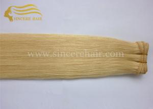Wholesale Top Quality Hair Grade 26 Inch Long Gloden Blonde #613 Remy Human Hair Weft Extensions 100 Gram For Sale from china suppliers