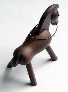 Wholesale Exclusive Oak Beech Handcrafted Wooden Animals Wooden Horse Toy For Baby from china suppliers