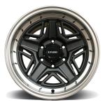 Aftermarket Black 17 Inch Staggered Rims