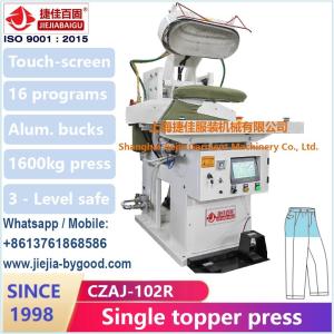 Wholesale Cotton 1ph Trouser Pressing Machine Touch Screen Plc from china suppliers